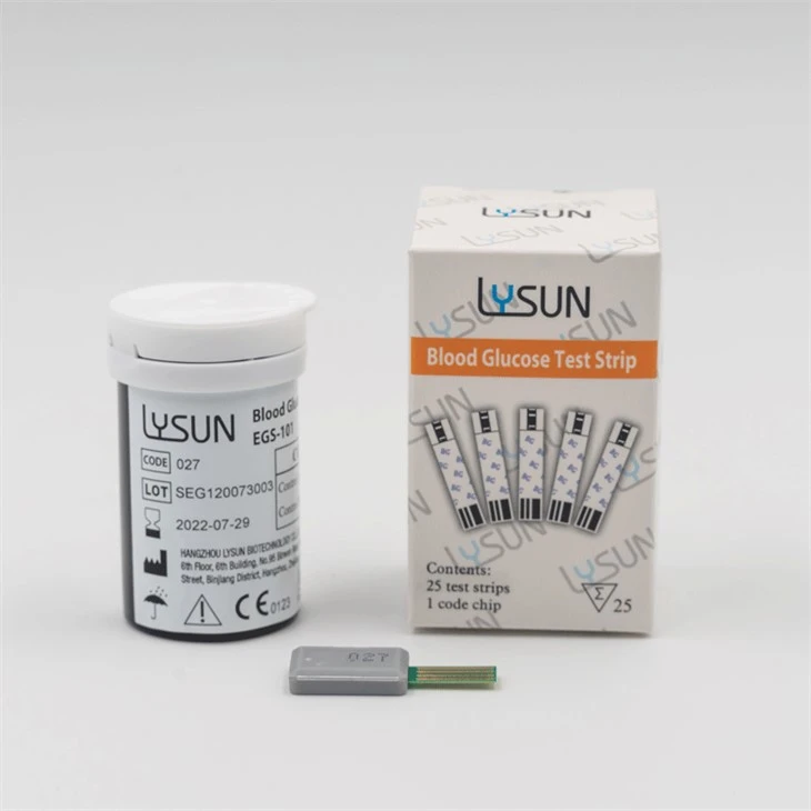 High Quality With Copmpetitive Price Fortified CE ISO Certified Code Free Glucose Strips