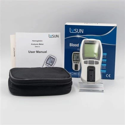 Lysun Clinical Analytical Instrument Paski hemoglobiny Miernik hemoglobiny