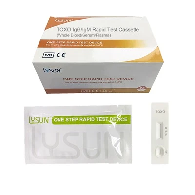 Lysun Toxo IgG/IGM Rapid Test samokontroli TOX-W 21- GM